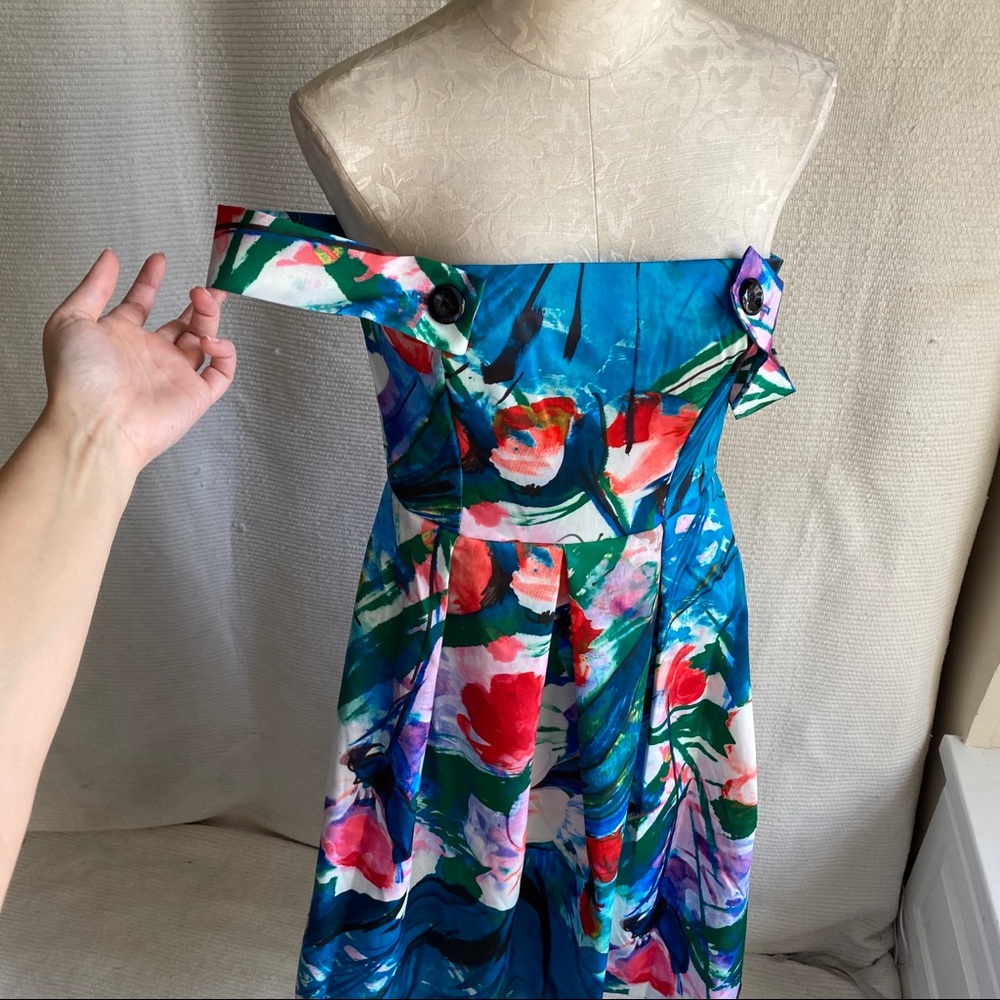 ASOS M Closet London Bold Color Artist Print Dress - Picture 3 of 8